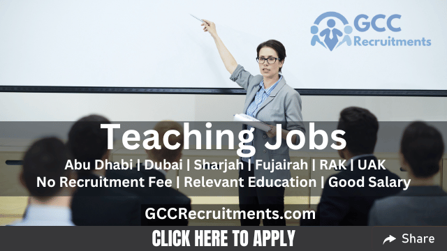 Teaching Jobs in Dubai | Teaching Assistant Jobs in UAE