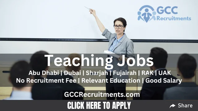 Teaching Jobs in Dubai
