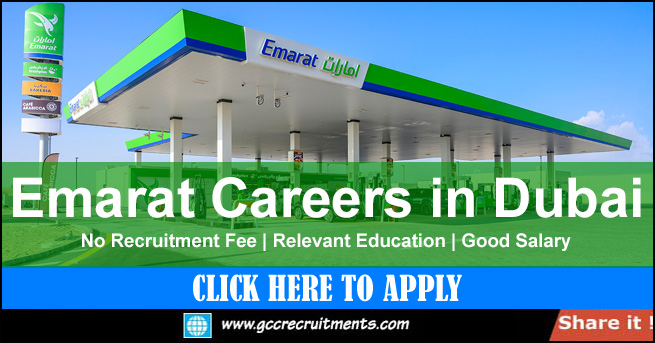 Emarat Careers in Dubai 2023 | Oil & Gas Jobs in UAE