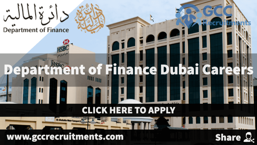 Department of Finance Dubai Careers