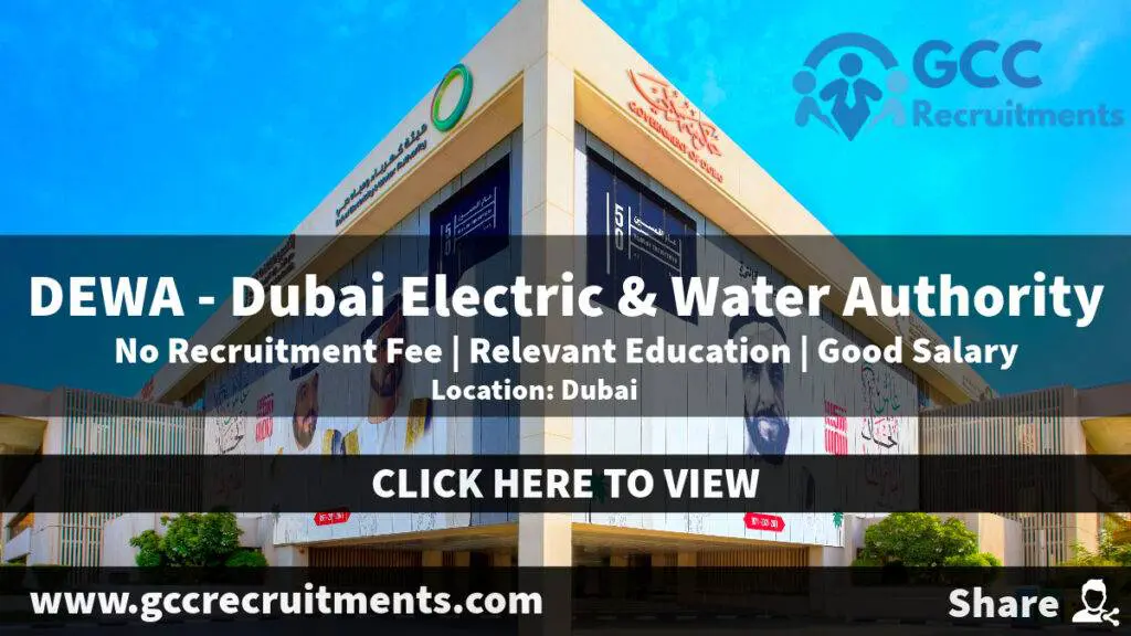 DEWA Careers in Dubai