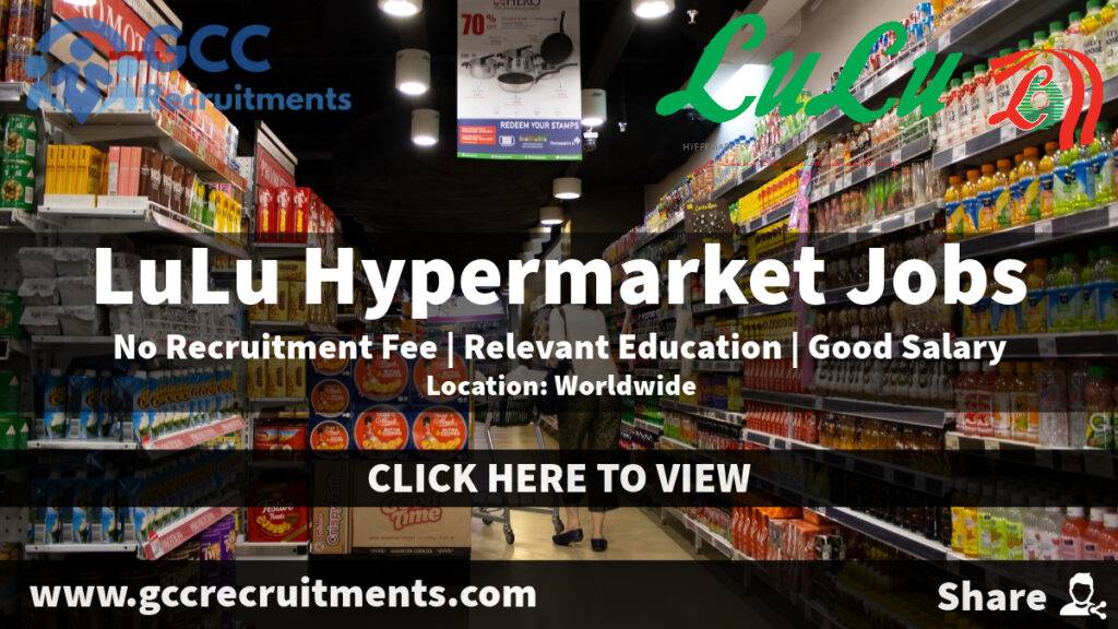 LuLu Hypermarket careers in Dubai and all over UAE.