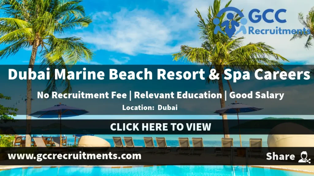 Dubai Marine Beach Resort & Spa Careers