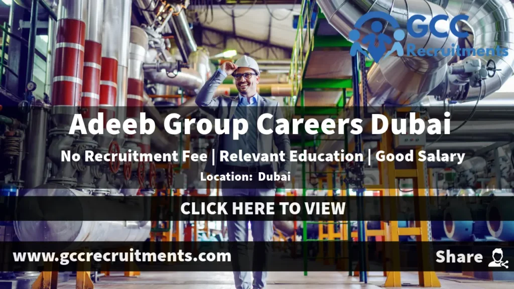 Adeeb Group Careers Opportunities 2024: New Openings UAE
