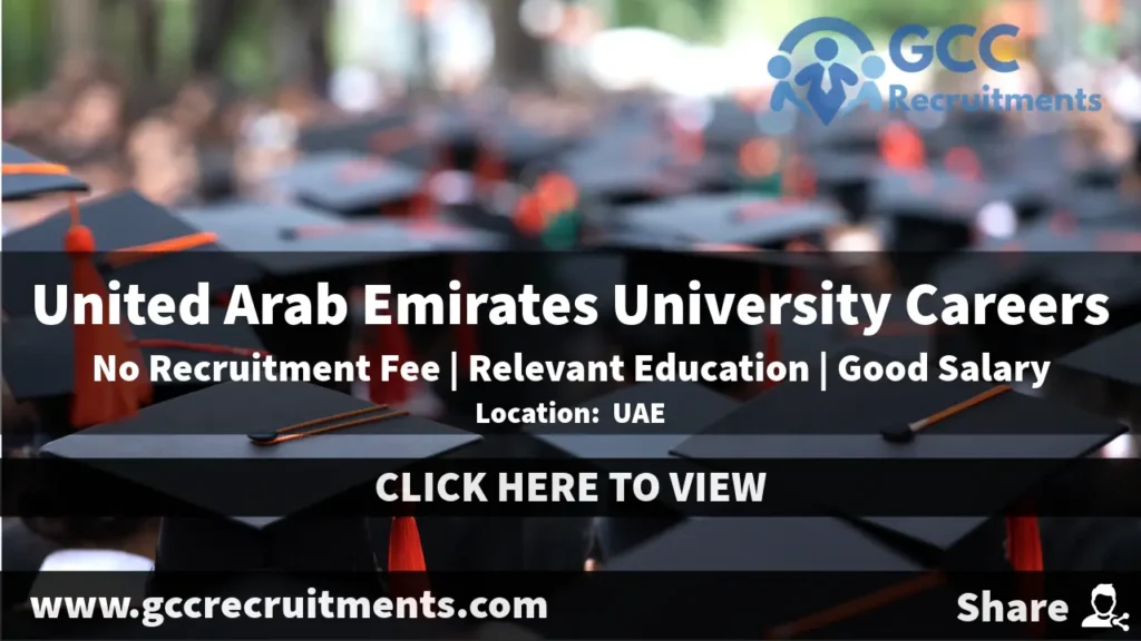 United Arab Emirates University Careers in UAE